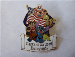 Disney Trading Pin  42506 DLR - Veteran's Day 2005 (Lilo & Stitch Gang)