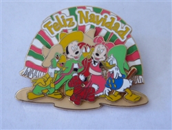 Disney Trading Pin  42606 Feliz Navidad - Mickey, Minnie, and the Three Caballeros