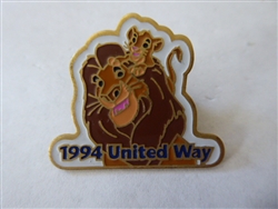 Disney Trading Pin  4307 DLR - United Way 1994 - Lion King