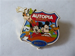 Disney Trading Pin 4314 Disneyland - Autopia 2001 (FAB 5 Road Sign)