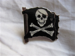 Disney Trading Pin 43204: WDW Cast Lanyard Collection 4 - Pirates of the Caribbean (Skull & Crossbones Flag)