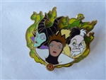 Disney Trading Pin 43239 DLR - Create-A-Pin - Bad Girls (Maleficent, Evil Queen & Cruella De Vil)