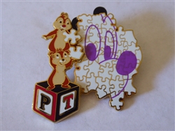 Disney Trading Pins  43240 DLR - Create-A-Pin - Putting the Pieces Together (Chip n' Dale)