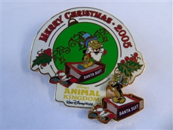 Disney Trading Pin 43363 WDW - Merry Christmas 2005 - Animal Kingdom - Jiminy Cricket