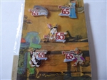 Disney Trading Pin  43458     DC - Pinocchio - 65th Anniversary - Set