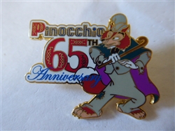 Disney Trading Pin 43464 DisneyShopping.com - Pinocchio Commerative - 5 Pin Set (J. Worthington Foulfellow Only)