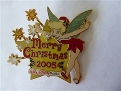 Disney Trading Pins  43594 WDW - Merry Christmas 2005 - Pin Display Tree & Tinker Bell (Pin Only)