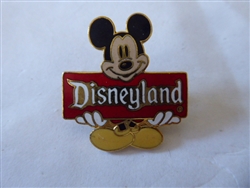 Disney Trading 4374 Disneyland - Mickey Holding Red Sign (Black Eyes)