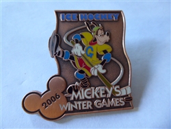 Disney Trading Pin  44615 JDS - Mickey's Winter Games - Goofy Ice Hockey Artist Proof Version