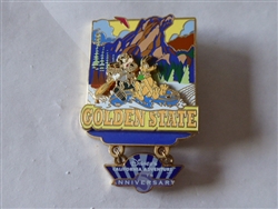 Disney Trading Pins 44736     DLR - Disney's California Adventure - 5th Anniversary - Golden State (Goofy & Pluto)
