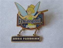 Disney Trading Pin 44933 DLR - Passholder Exclusive - 2006 - Tinker Bell