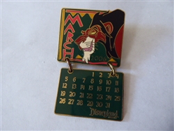 Disney Trading Pin 45404 DLR - 2006 Disneyland Resort Calendar - March - Scar