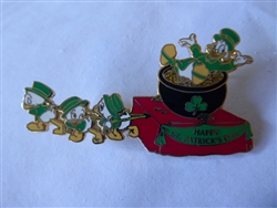 Disney Trading Pin 45436 Disney Auctions - St. Patrick's Day Parade Set (Uncle Scrooge and Nephews) Artist Proof