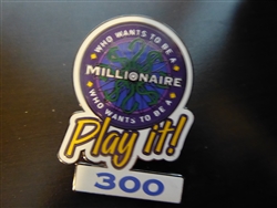 Disney Trading Pin  4561 Who Wants to Be a Millionaire: Play It! (300 Points)