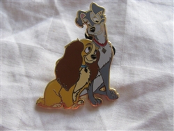 Disney Trading Pin 45634: Walt Disney's Lady and the Tramp - Lady and Tramp