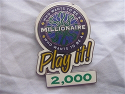 Disney Trading Pin 4564 Who Wants to Be a Millionaire: Play it! Set (2000 Points)