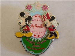 Disney Trading Pin 45750 WDW - Happy Easter 2006 (Mickey & Minnie Mouse)