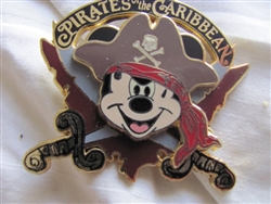 Disney Trading Pin 45871: Pirates of the Caribbean (Mickey Mouse Logo)