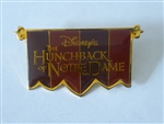 Disney Trading Pin 4592     Hunchback of Notre Dame Banner CM
