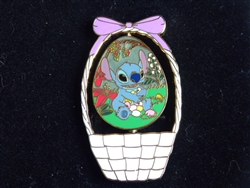 Disney Trading Pin 45921 DisneyShopping.com - Stitch Easter Basket (Spinner)