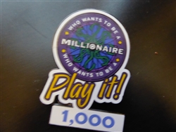 Disney Trading Pin   4596 Who Wants to Be a Millionaire: Play it! Set (1000 Points)