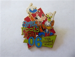 Disney Trading Pins 45966 WDW Cast Exclusive - April Fool's Day 2006 (Goofy & Donald Duck)