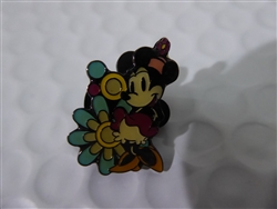 Disney Trading Pin 46135 Minnie Mouse Standing by Flowers