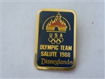 Disney Trading Pin 4633 Disneyland Olympic Team Salute 1988 - Logo (Sleeping Beauty Castle)