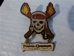 Disney Trading Pin Pirates of the Caribbean - Dead Man's Chest - Skull Logo