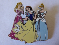 Disney Trading Pin 46754 Disney Mall - Princess Trio for Spring (Aurora, Snow White, & Cinderella) Artist Proof