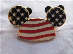 Disney Trading Pin 46957: Mickey Mouse - Stars and Stripes Ear Hat