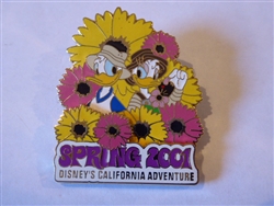 Disney Trading Pin  4705 DCA - Spring 2001 (Donald & Daisy)