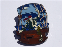 Disney Trading Pin  47072 DLR - Pirates of the Caribbean - Skeleton Climbing out of Ship