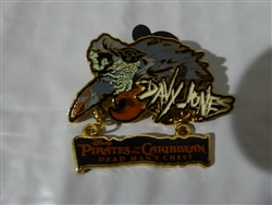 Disney Trading Pin 47084 DLR - Pirates of the Caribbean - Davy Jones Movie Title