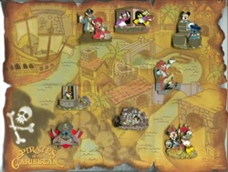 Disney Trading Pin Pirates of the Caribbean - Illustrated Collector Set
