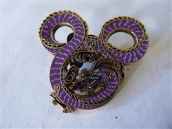 Disney Trading Pin  47355 WDI - Mickey Mouse Head Fire Breathing Dragon (Purple)