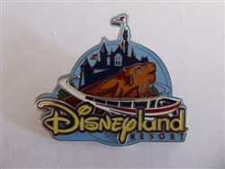 Disney Trading Pin 4753 Disneyland Resort Blue 3D Logo Pin