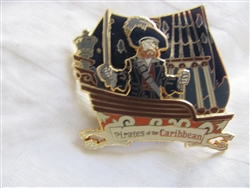 Disney Trading Pins 47537 Pirates of the Caribbean - Attraction - Barbossa on Ship