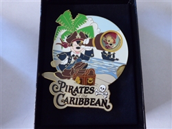 Disney Trading Pin  47659 DLR - Pirates of the Caribbean - Mickey Mouse with Spyglass (Jumbo)