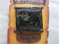 Disney Trading Pin 47660 WDW - Pirates of the Caribbean: Dead Man's Chest - Opening Day