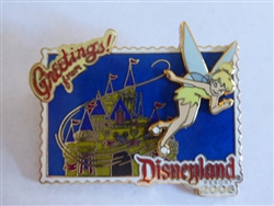 Disney Trading Pins  47717 DLR - Greetings From Disneyland® Resort 2006 (Tinker Bell at Sleeping Beauty Castle)