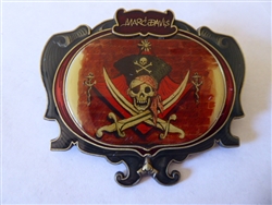 Disney Trading Pin 47741 WDI - Marc Davis Pirate Skull & Crossed Swords