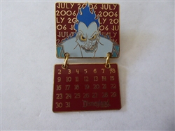 Disney Trading Pin 48090 DLR - 2006 Disneyland Resort Calendar - July - Hades