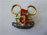 Disney Trading Pin 48344     TDR - 5 Years - Lucky Summer Chance - 5th Anniversary - TDS
