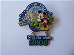 Disney Trading Pin 48599     WDW - Mickey Mouse - 35 Magical Milestones - 2006 - 35th Anniversary of Walt Disney World Resort