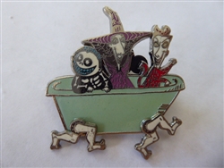 Disney Trading Pin 48759 Tim Burton's The Nightmare Before Christmas - Lock, Shock and Barrel in Bathtub