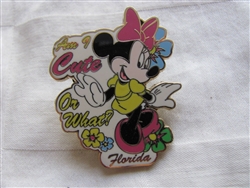 Disney Trading Pin 48900: Jerry Leigh - Florida Series (Minnie Mouse “Am I Cute or What?”