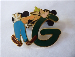 Disney Trading Pin  49148 Japan Disney Mall - Goofy - G - Character Alphabet - From a 26 Pin Frame Set