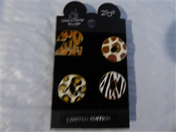 Disney Trading Pin  499 Animal Kingdom LE 2000 4-pin Set