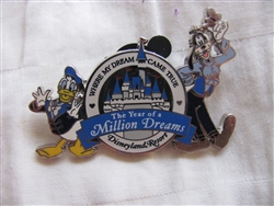 Disney Trading Pin 50027: DLR - The Year of a Million Dreams - Goofy and Donald Duck